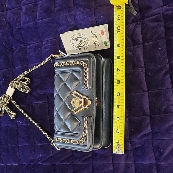 Valentino Orlandi Black Quilted Women's Bag NWT - Picture 6 of 8